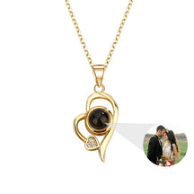 Customized photo projection necklace Couple Romantic Cute Accessories