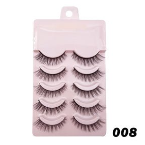 Manga Lashes Soft Natural Eyelashes Thick False Eyelashes