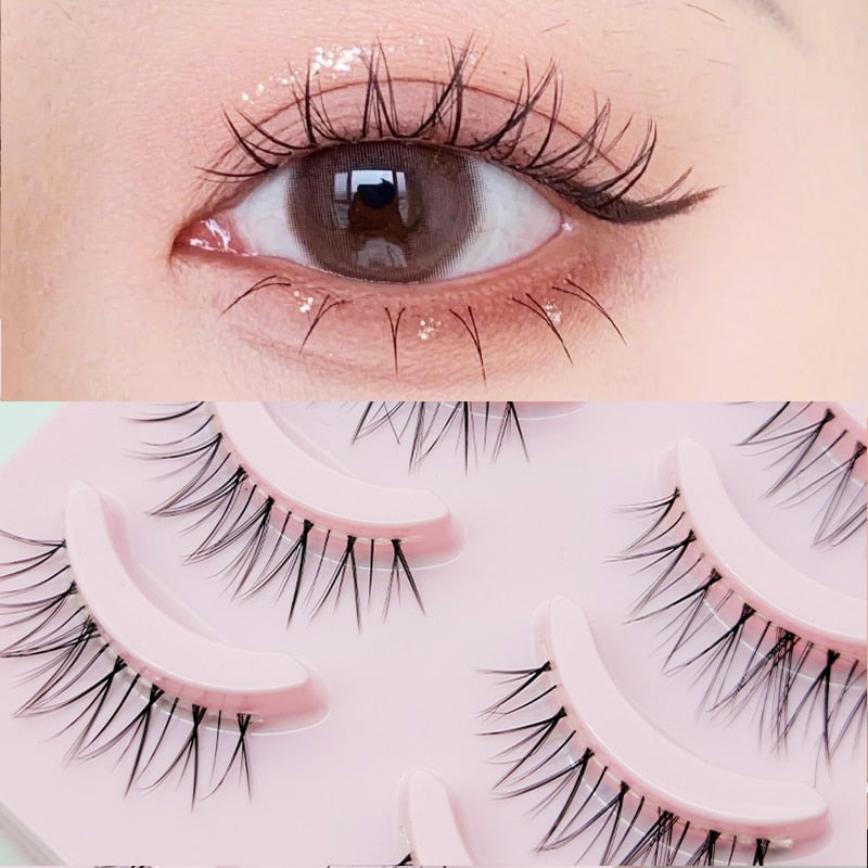 Manga Lashes Weiche natürliche Wimpern Dicke falsche Wimpern