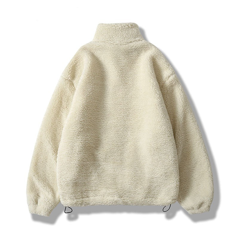 Hip Hop Winter Fleece Fluffy Jacket Streetwear