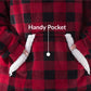 Winter Oversized Hoodies Women Giant Hoody Flannel Fleece Wearable Blanket