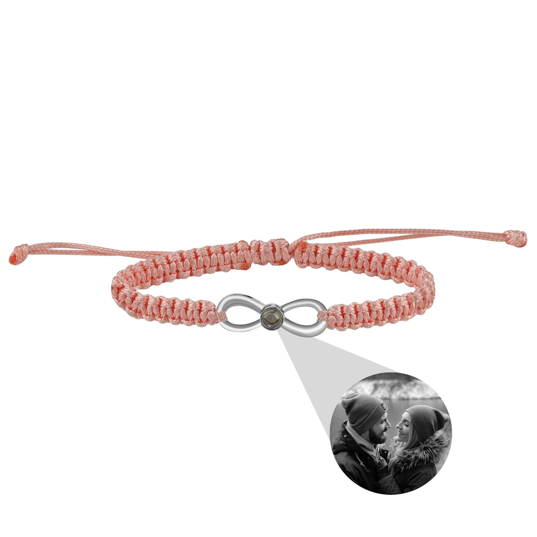 Lnfinite Cycle of Customizable Photos Bracelet Custom Projection Bracelets