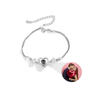 Foto personalizzata Bracciale proiezione amore Cupido Braccialetti commemorativi personalizzati