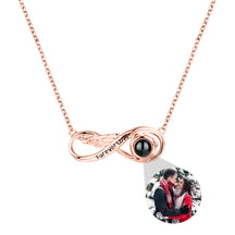 Angel wings with customizable photos Projection Necklace Pendant Jewelry