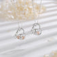 Elefant Mutter und Sohn Halskette Herzform Kristallschmuck Muttertagsgeschenk