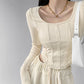 Fishbone Pattern Women's Long Sleeve T-shirt High Waist Slim Square Collar Tops Woman
