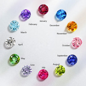 Customized birthstone and photo Circle Photo Bracelet Projection Bracelets