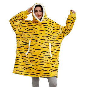 Winter Oversized Hoodies Women Giant Hoody Flannel Fleece Wearable Blanket