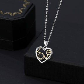 Customizable photo Necklace Round Heart Pendant Romantic Memory Projection Necklaces