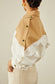 Patchwork Lapel Women Shirts Long Sleeve Single-breasted Loose Female Blouses