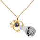 Flowers that can be customized for photos Personalized Projection Photo Necklace