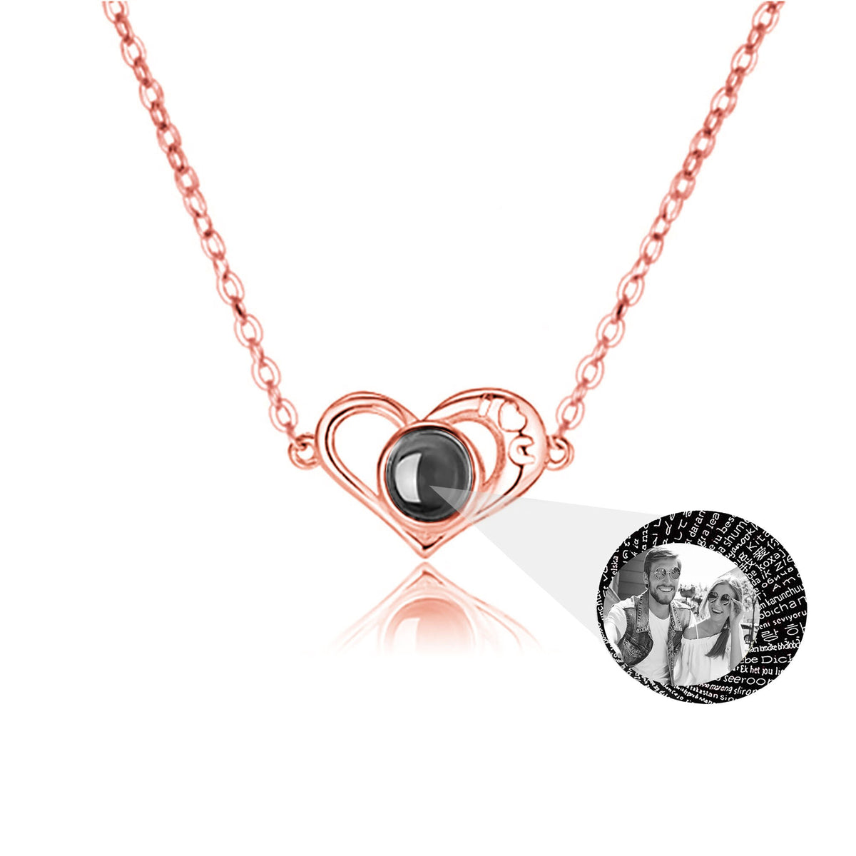 Collana proiezione amore con foto personalizzabili ricordo d'amore Valentin