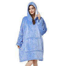 Winter Oversized Hoodies Women Giant Hoody Flannel Fleece Wearable Blanket