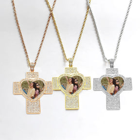 Customizable Photo Hip Hop Neck Fashion Jewelry Gifts Accessories Necklaces