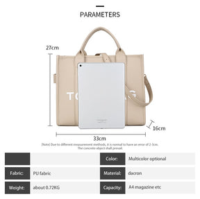 The Traveler Tote bag For Female Handbag Crossbody Leisure Large Bag PU