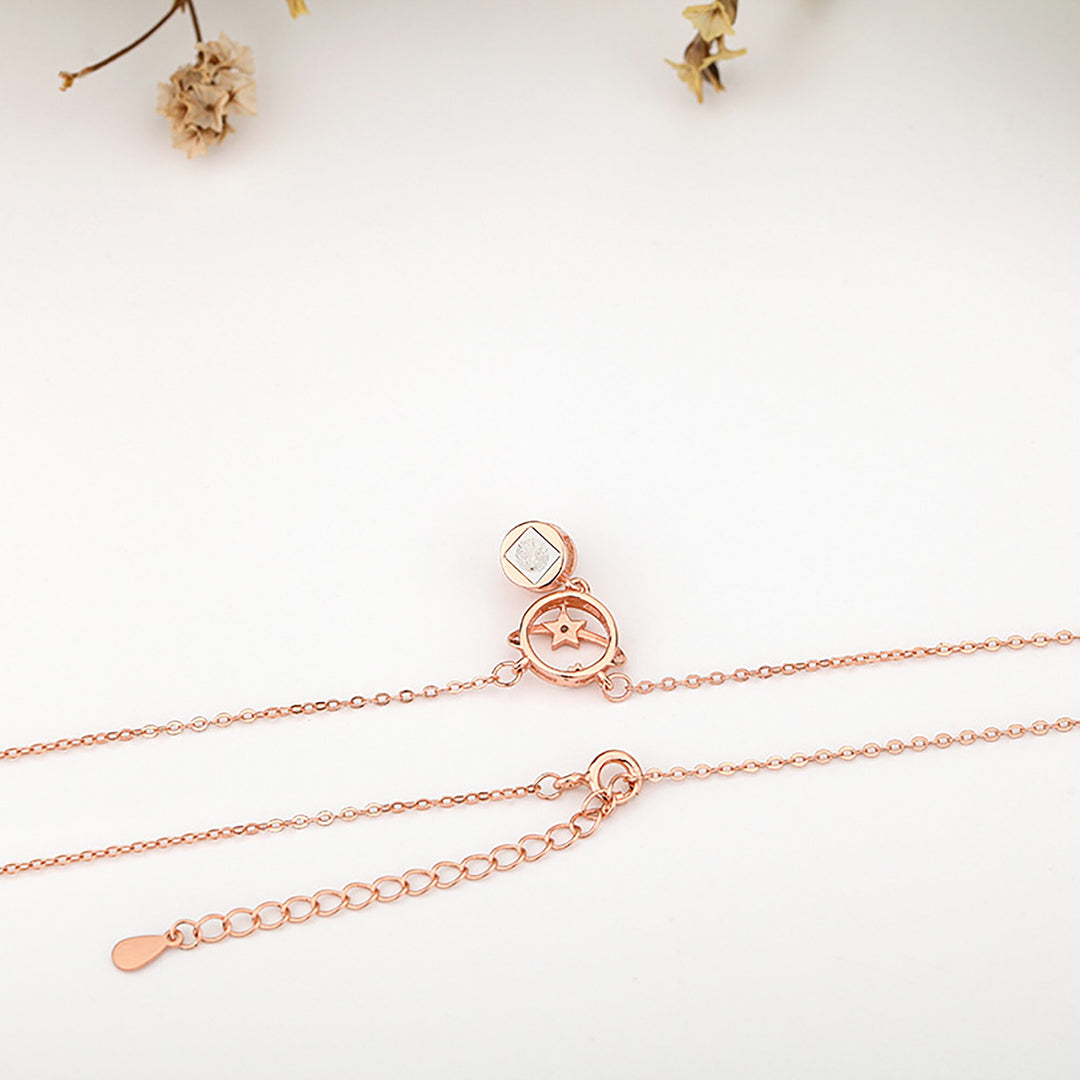 Planeet met aanpasbare foto's Projectieketting Hanger Sieraden