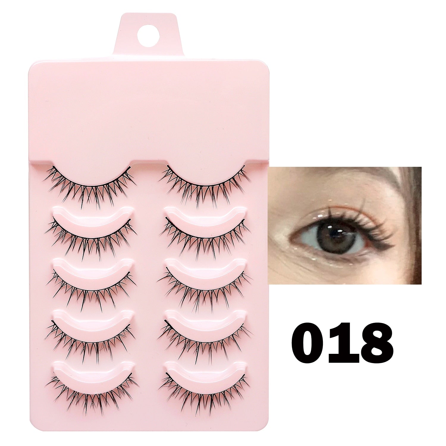 Manga Lashes Soft Natural Eyelashes Thick False Eyelashes