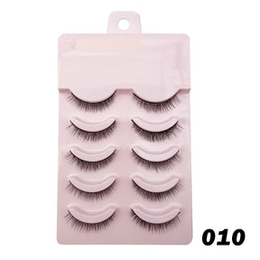 Manga Lashes Soft Natural Eyelashes Thick False Eyelashes