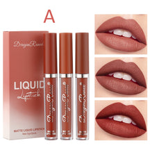 Flüssiges Lippenstift-Set, ultramatter, samtiger, wasserdichter, langanhaltender Lipgloss, Nude-Make-up-Kosmetik-Kit-2