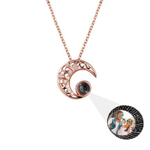 Custom Projection Photo Necklace Trendy Star Moon Necklace for Women Fashion Jewelry