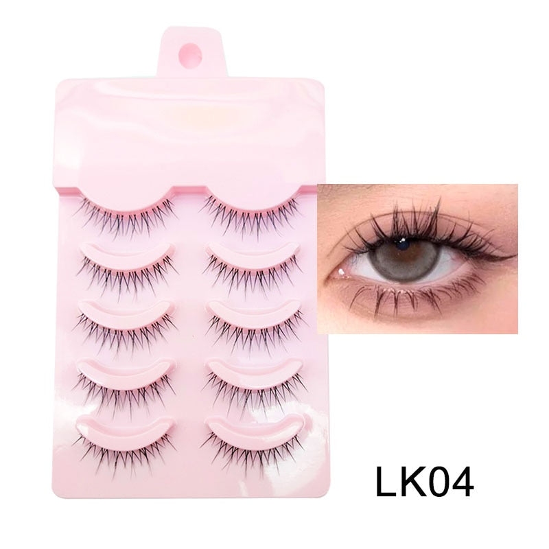 Manga Lashes Ciglia naturali morbide Ciglia finte spesse