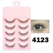 Manga Lashes Soft Natural Eyelashes Thick False Eyelashes