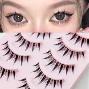 Manga Lashes Soft Natural Eyelashes Thick False Eyelashes