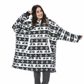 Winter Oversized Hoodies Women Giant Hoody Flannel Fleece Wearable Blanket