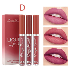 Liquid Lipstick Set Ultra Matte Velvet Waterproof Long Lasting Lip Glosses Nude Makeup Cosmetic Kit-2