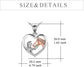 5 style Horse Pendant Necklace Sterling Silver Girls with Horse Gift Women Daughter Girls