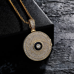 Hip Hop Photo Pendant Necklace Iced Out CZ Pendant Personalised Fashion Jewelry