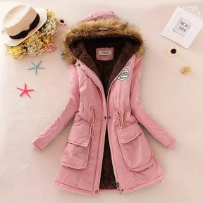 Winter Jacket Women Thick Warm Hooded Parka Mujer Cotton Padded Coat