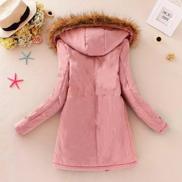 Winter Jacket Women Thick Warm Hooded Parka Mujer Cotton Padded Coat