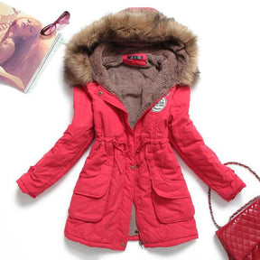 Winter Jacket Women Thick Warm Hooded Parka Mujer Cotton Padded Coat