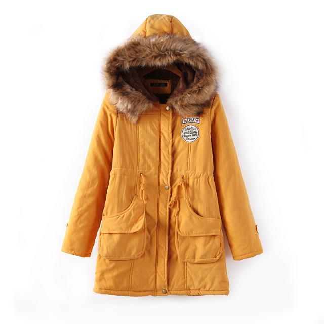 Winter Jacket Women Thick Warm Hooded Parka Mujer Cotton Padded Coat