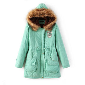 Winter Jacket Women Thick Warm Hooded Parka Mujer Cotton Padded Coat