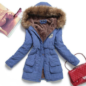 Winter Jacket Women Thick Warm Hooded Parka Mujer Cotton Padded Coat