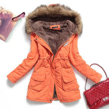 Winter Jacket Women Thick Warm Hooded Parka Mujer Cotton Padded Coat