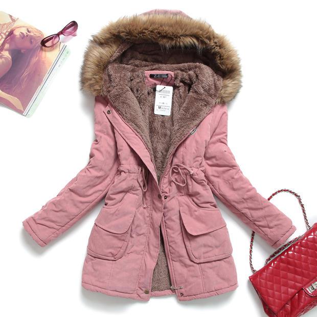 Winter Jacket Women Thick Warm Hooded Parka Mujer Cotton Padded Coat