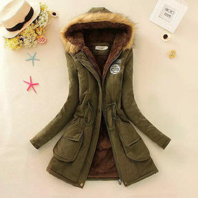 Winter Jacket Women Thick Warm Hooded Parka Mujer Cotton Padded Coat