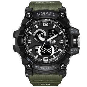 Military Watch 50m Waterproof Wristwatch LED Quartz Clock Male Digital Sports Watches Men's