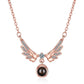 Collana 100 lingue d'amore Collana con pendente a proiezione per gioielli in cristallo da donna
