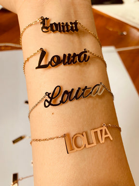 todayfashion Nome Iniziale In Acciaio Inossidabile Collana Personalizzata Personalizzata Lettera Girocollo Collana Ciondolo Targhetta