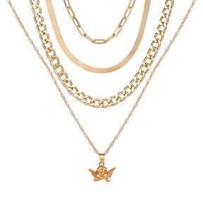 Gold Plated Necklaces Choker for Women,