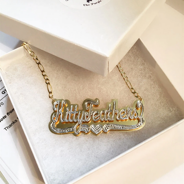 cheap name necklace under 10