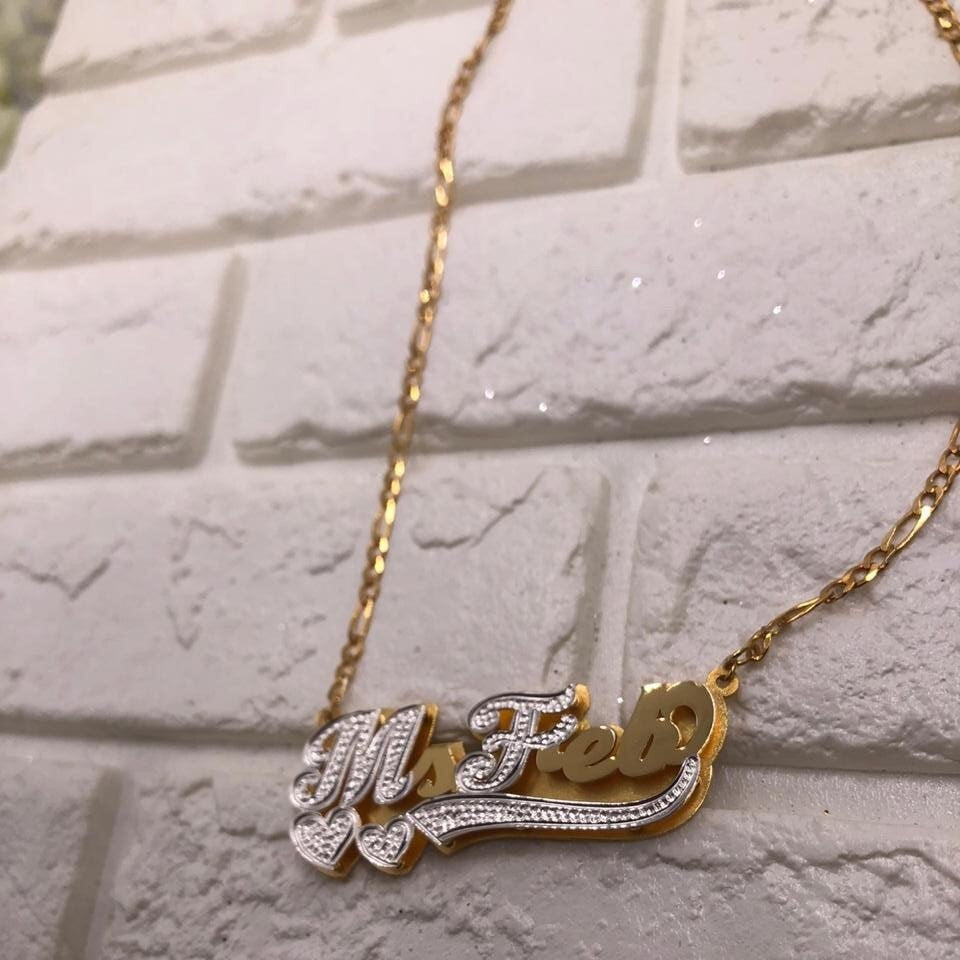 custom gold chain with name for guys