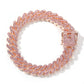 Gold Necklace +Watch+Bracelet Miami Curb Cuban Chain Gold Full Iced Out Paved Rhinestones CZ Bling