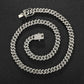 Gold Necklace +Watch+Bracelet Miami Curb Cuban Chain Gold Full Iced Out Paved Rhinestones CZ Bling