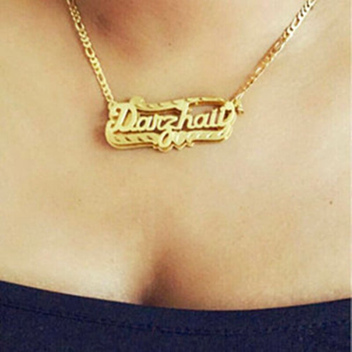 3d name necklace