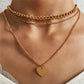 29 stylish Gold necklace on neck Gold chain Women's jewelry layered accesories